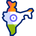 India flag icon – export market