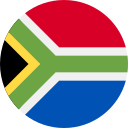 South Africa flag icon – export market