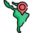 South America region icon – export market